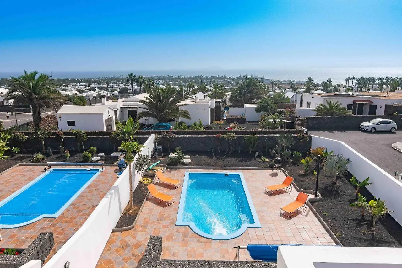 Villa Papillon Con Piscina Privada Y Vistas Al Mar Playa Blanca